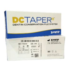 DCTAPERH ROTARY FILE 17/20/25 25MM ASSORTED®SS WHITE