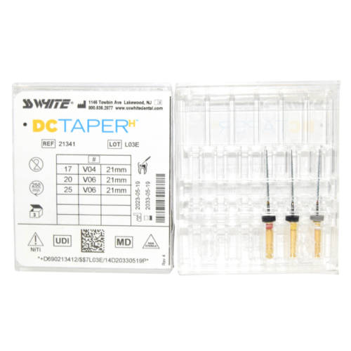 DCTAPERH ROTARY FILE 17/20/25 21MM ASSORTED - 3 PACK
