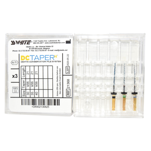 DCTAPERH ROTARY FILE 30/35/40 21MM ASSORTED - 3 PACK