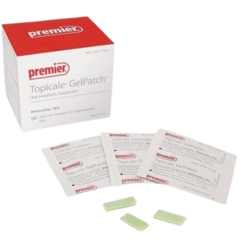 TOPICALE GEL PATCH, Oral Anesthetic Suspension, Mint