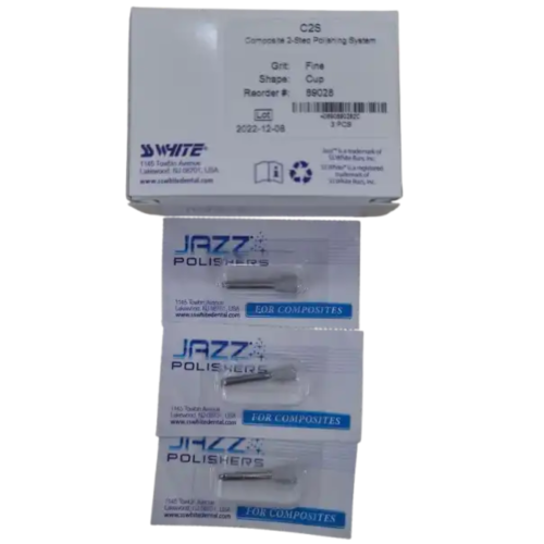 JAZZ RA COMPOSITE POLISHER 2 STEP C2S FINE CUP - 3 PACK