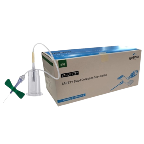 GREINER BIO-ONE VACUETTE 21G BLOOD COLLECTION SET + HOLDER