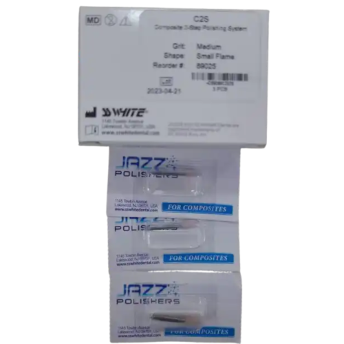 JAZZ RA COMPOSITE POLISHER 2 STEP C2S MEDIUM SMALL FLAME - 3 PACK