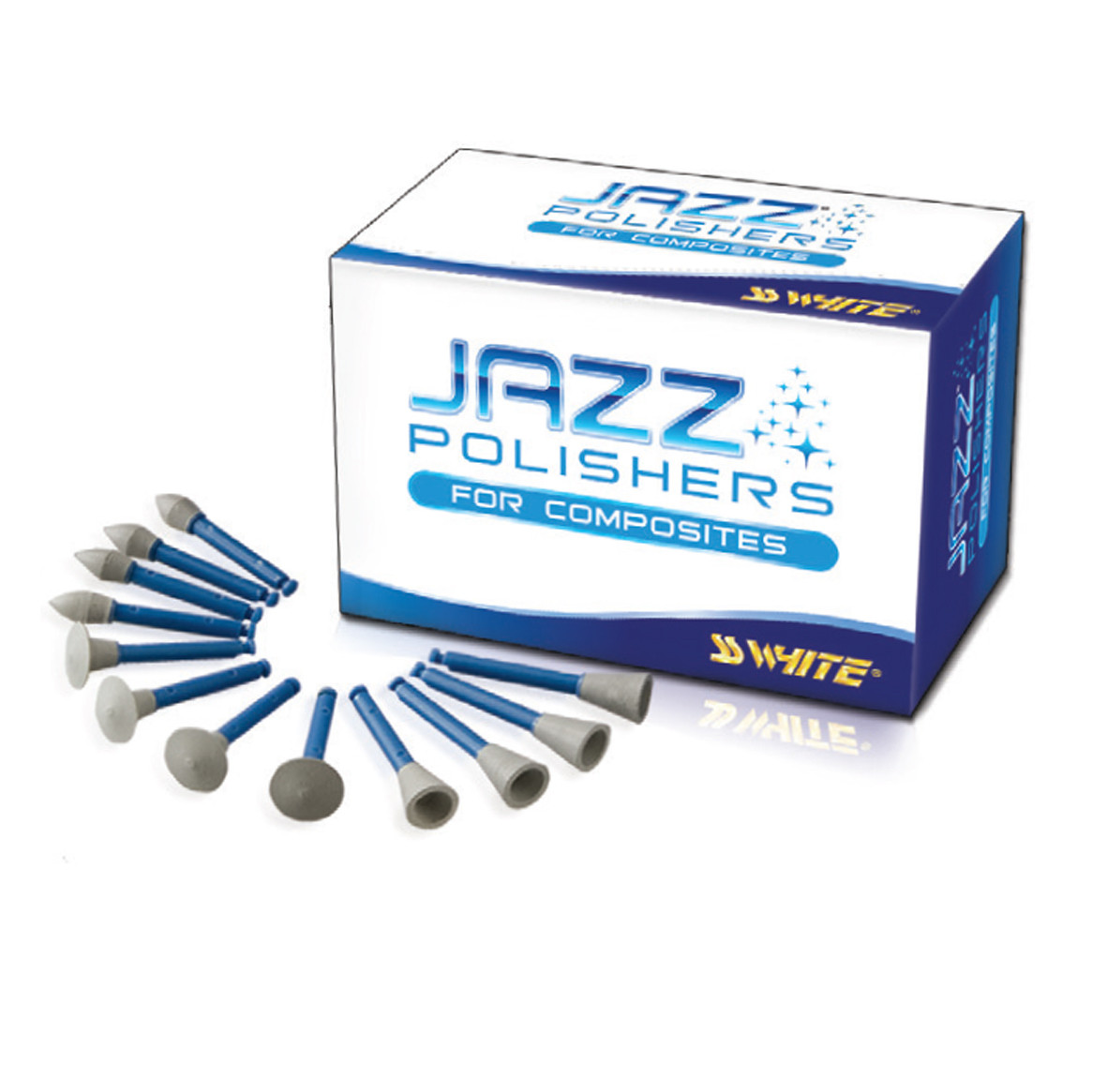 JAZZ FG ZIRCONIA/ALUMINA POLISHER 2 STEP ZA2S FINE FLAME-3 PACK