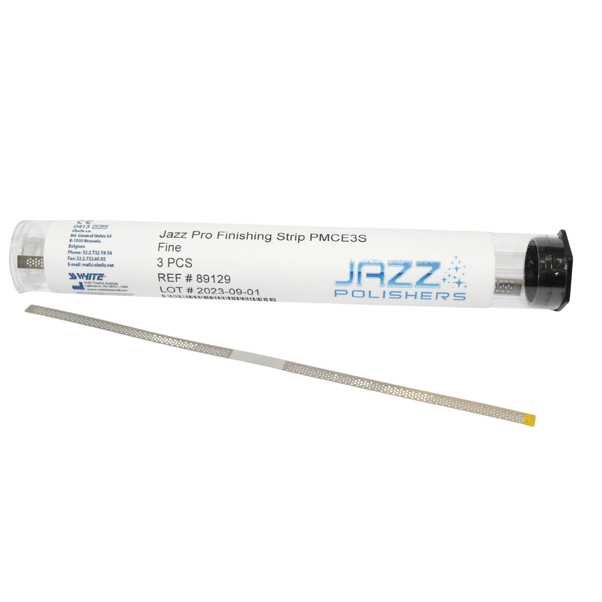 JAZZ FINISHING STRIP PORCELAIN-METAL-COMPOSITE PMCE3S FINE 4x150mm - 3 PACK