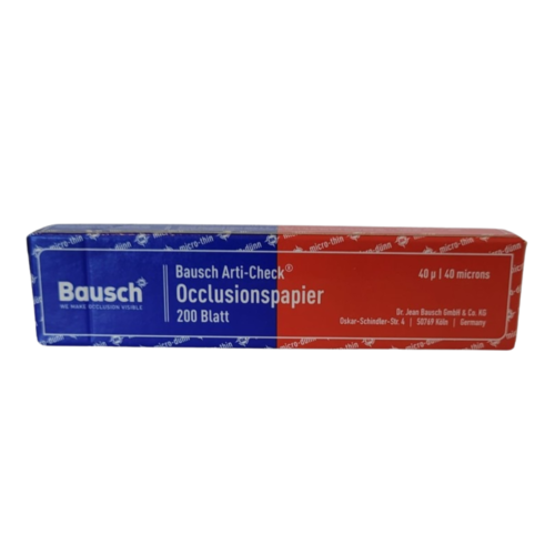 Articulating Paper/Strips 104x20mm 40µ Blue/Red 200 strips ® BAUSCH