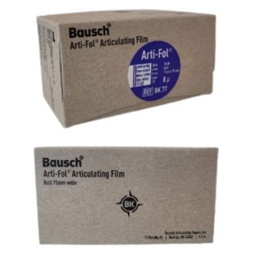 Bausch, Arti-Fol Plastic in cardboard-box 2-sided, 75 mm, blue, 8µ, 15 meter