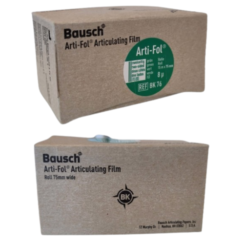 Bausch, Arti-Fol Plastic in cardboard-box 2-sided, 75 mm, green,  8µ, 15 meter