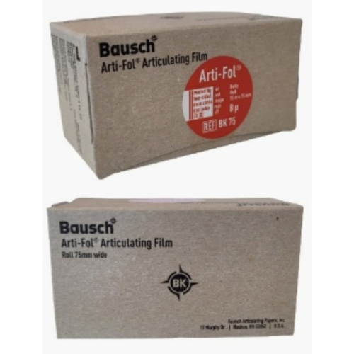 Arti-Fol Articulating Film Plastic in cardboard-box 2-sided 75mm, 8µ 15m-red
