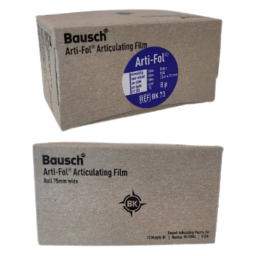 Bausch, Arti-Fol Plastic in cardboard-box 1-sided, 75 mm, blue, 8µ, 20 meter