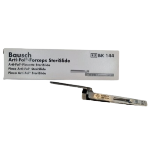 Bausch Forceps, Holders & Accessories - BK143 - Fix-Clip Film-Forceps curved plastic