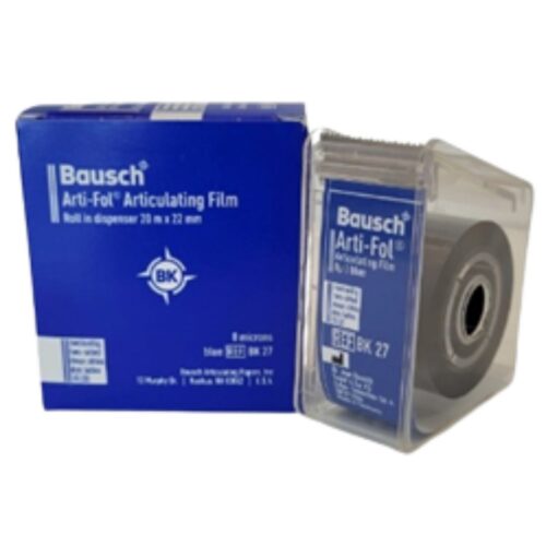 Bausch, Arti-Fol Plastic in dispenser 2-sided, 22 mm, 8µ blue