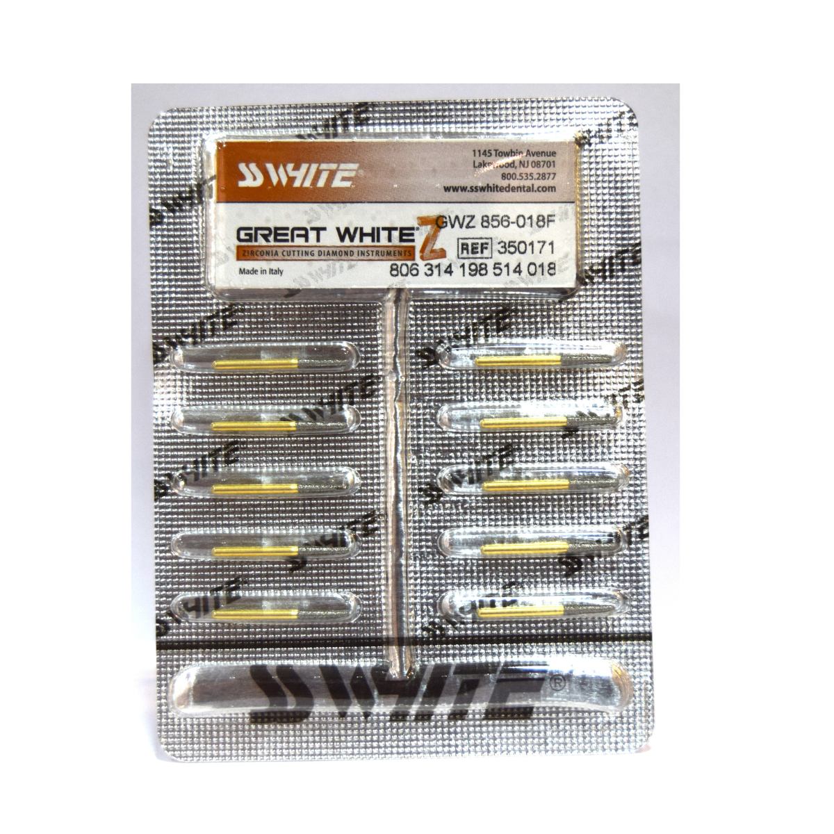 GREAT WHITE Z DIAMOND GWZ 856-018F - 10 PACK