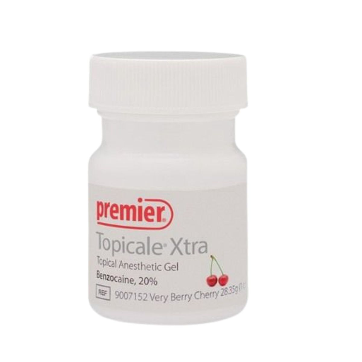 Topicale Xtra Topical Anesthetic Gel, Benzocaine 20%, 1oz-Very Berry Cherry