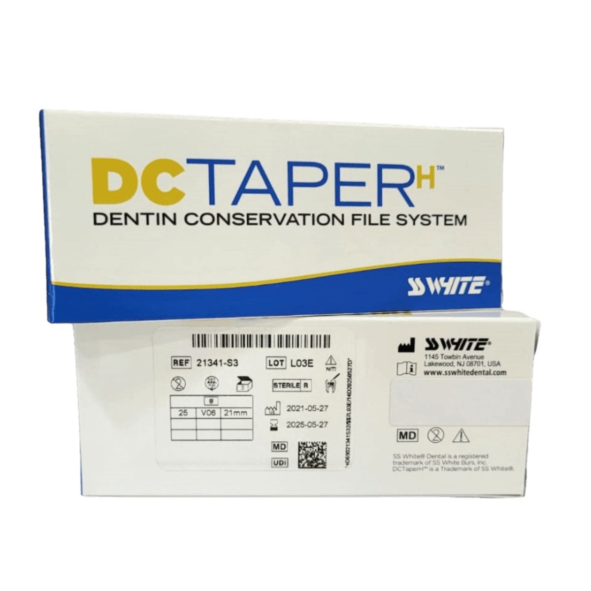 DCTAPERH ROTARY FILE 17/20/25 21MM DENTIN CONSERVATION FILE SYSTEM - 3 PACK